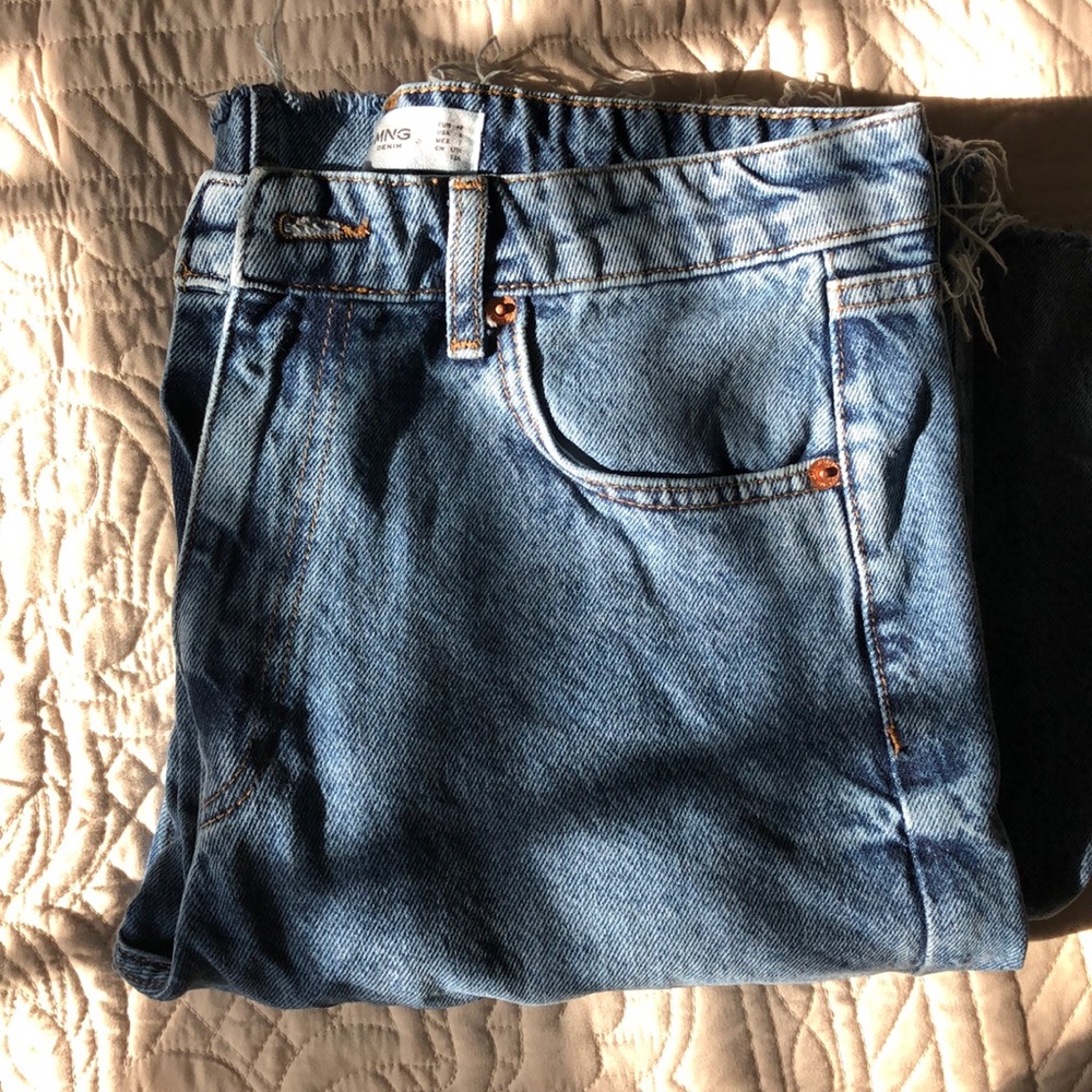 Mango wide leg jeans